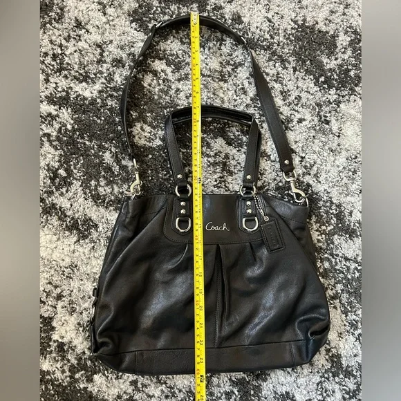 Women’s Coach Black Leather Handbag - Picture 9 of 14